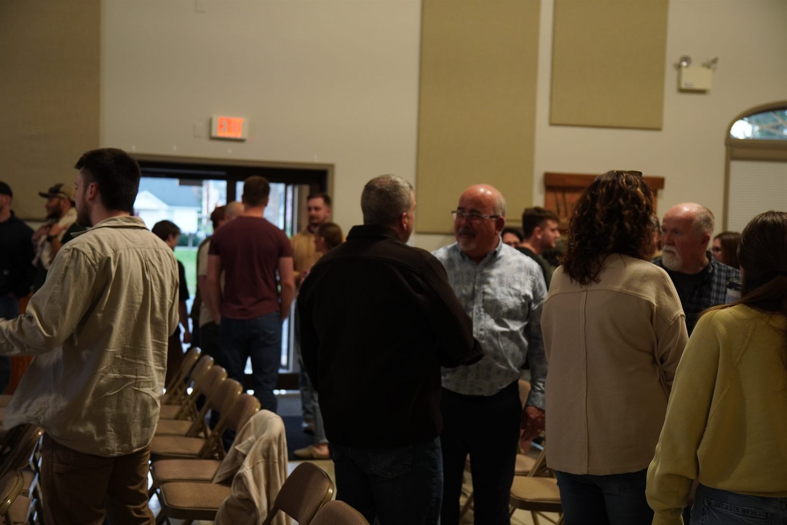 People gathered in fellowship